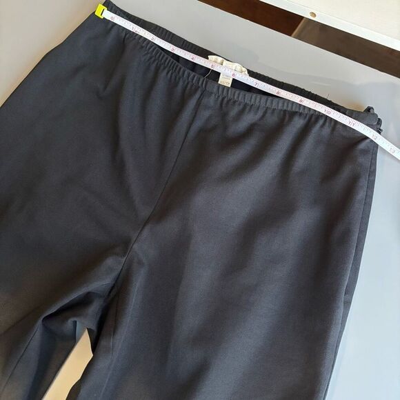 Eileen Fisher Black Stretch Organic Cotton Pants XS - Picture 8 of 11
